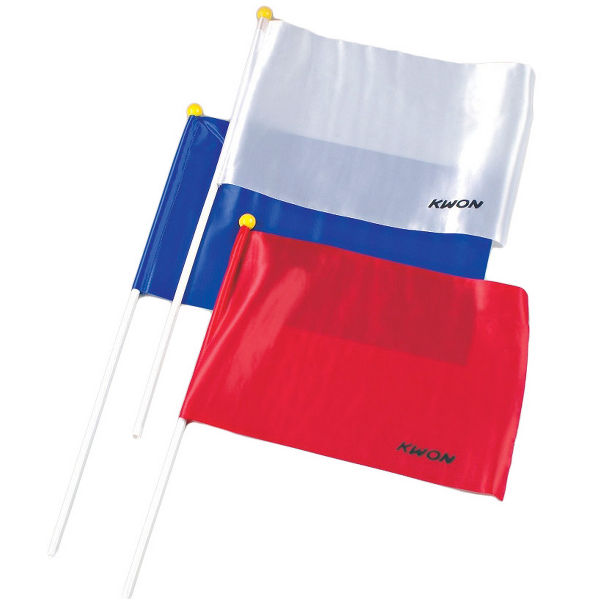 Drapeaux de juge avec manche en bois