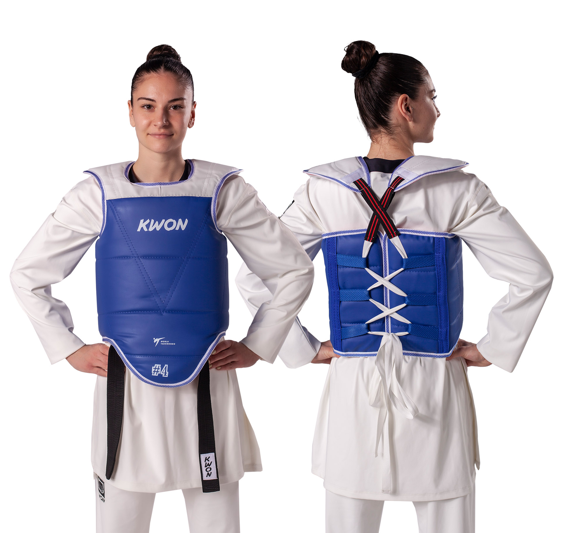 Veste-Plastron d’entraînement Taekwondo style coréen - WT reconnu
