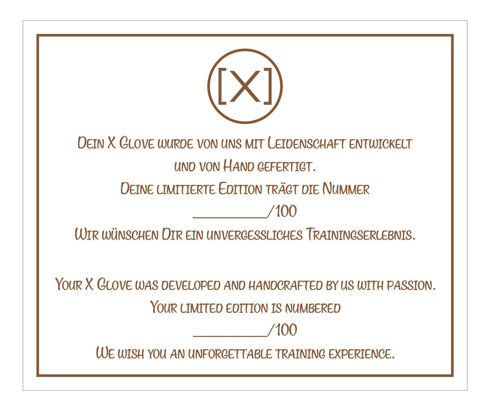[X] Gant de boxe X2 - Édition Limitée
