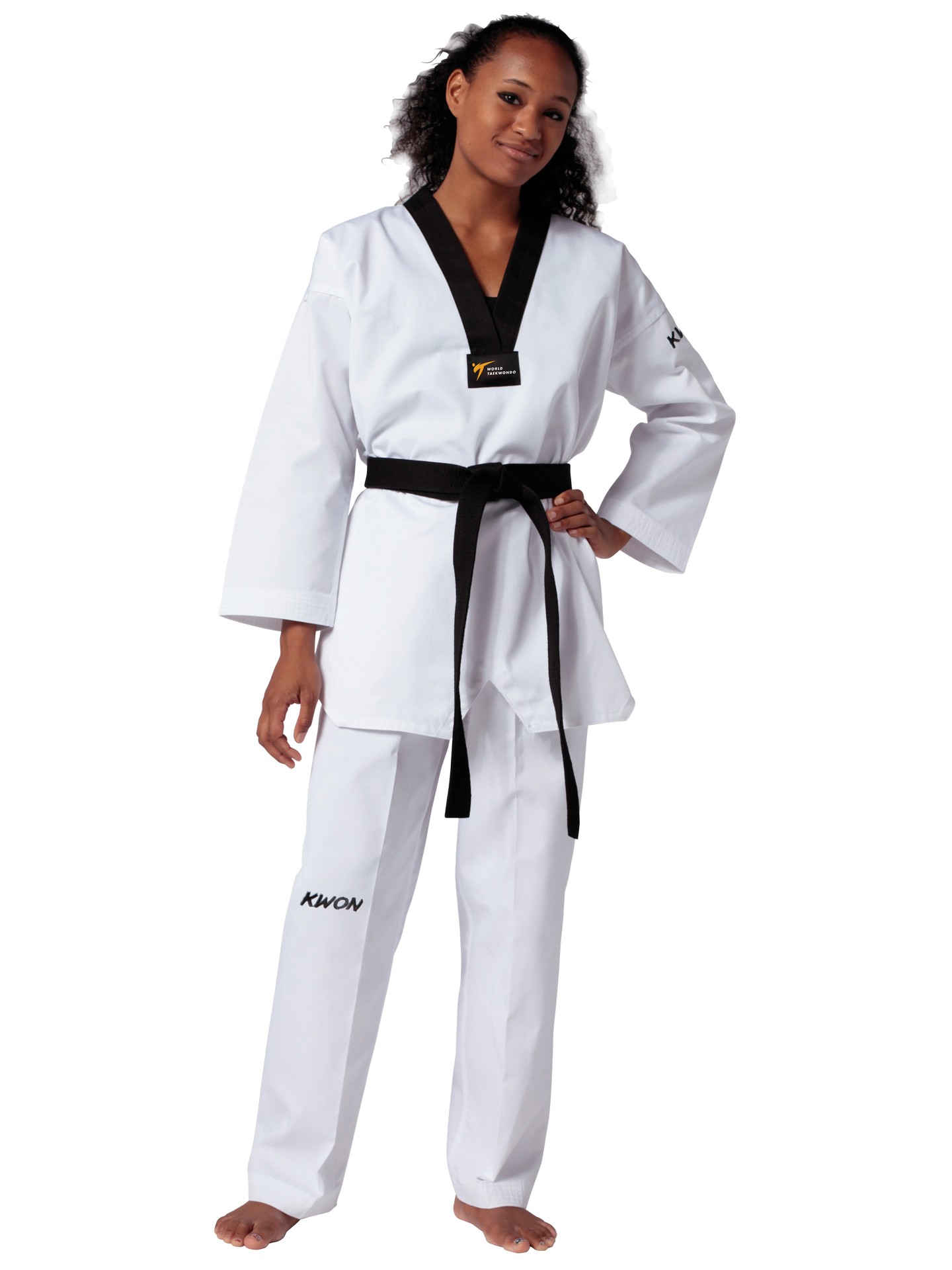Taekwondo Dobok Victory revers noir - WT reconnu