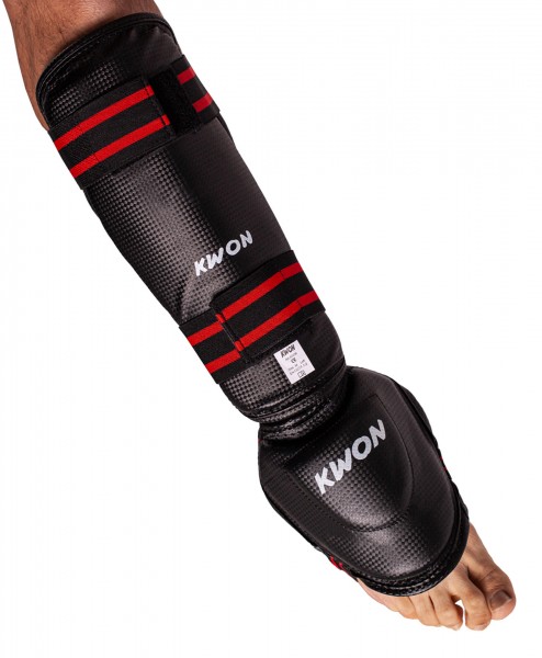 Kit de Protège-tibias et cou de pied Evolution noir