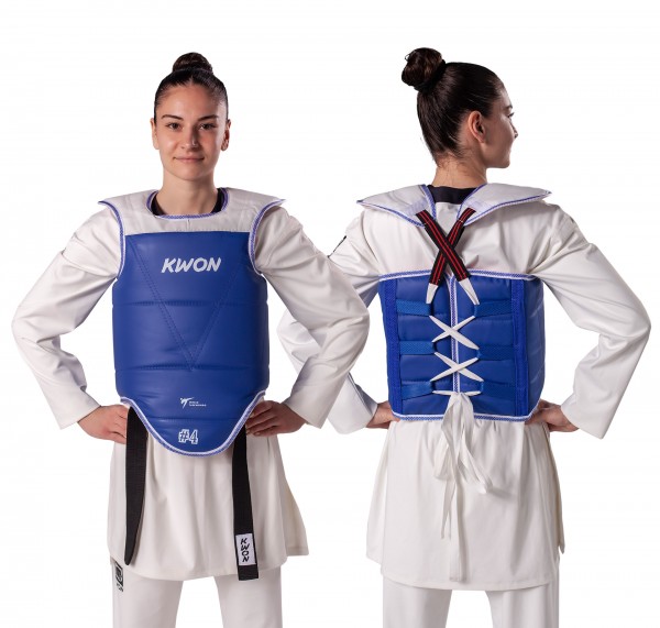 Veste-Plastron d’entraînement Taekwondo style coréen reconnu WT