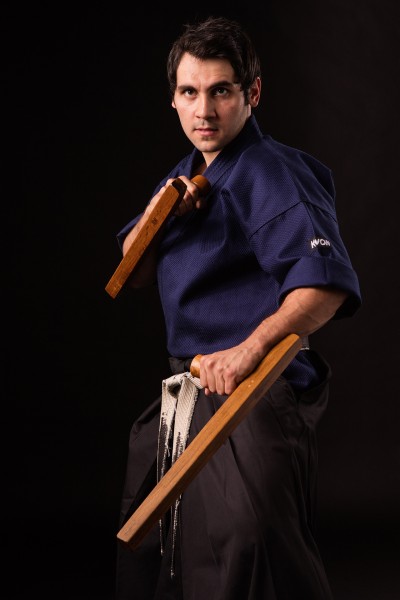 Tonfa Okinawa en hêtre