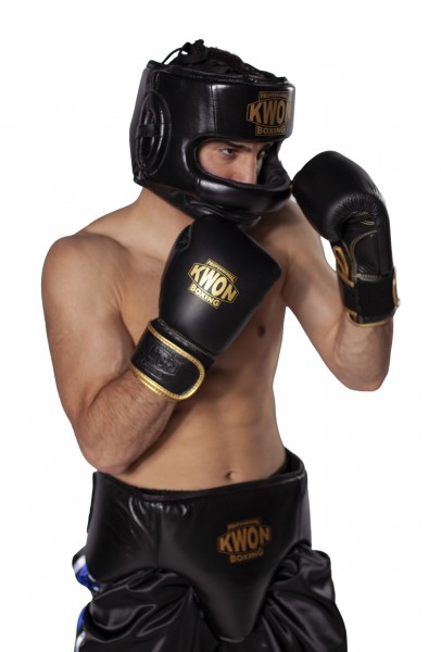 Casque de boxe avec barrette nasale