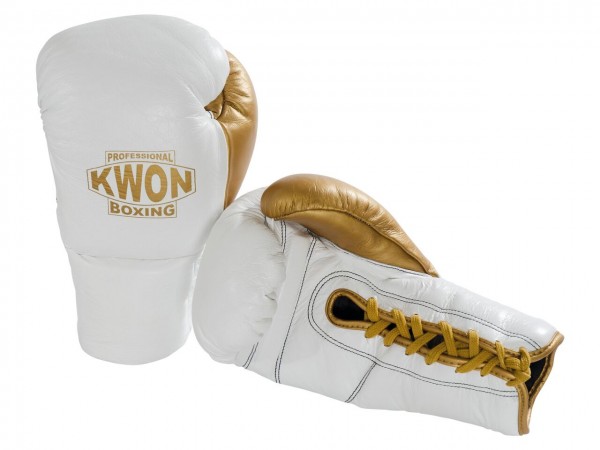 Gants de boxe en cuir avec laçage