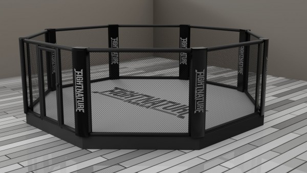 FIGHTNATURE Cage MMA avec plateforme