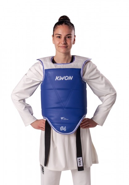 Veste-Plastron d’entraînement Taekwondo style coréen reconnu WT