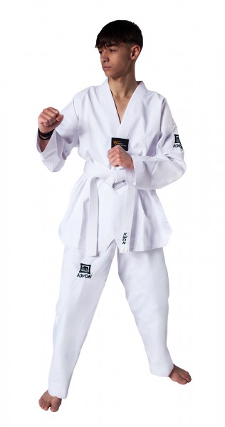 Dobok Taekwondo Premiere Plus, revers blanc