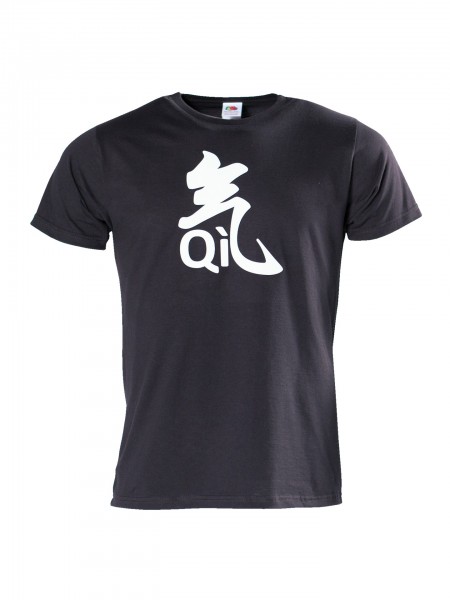T-Shirt Qi schwarz