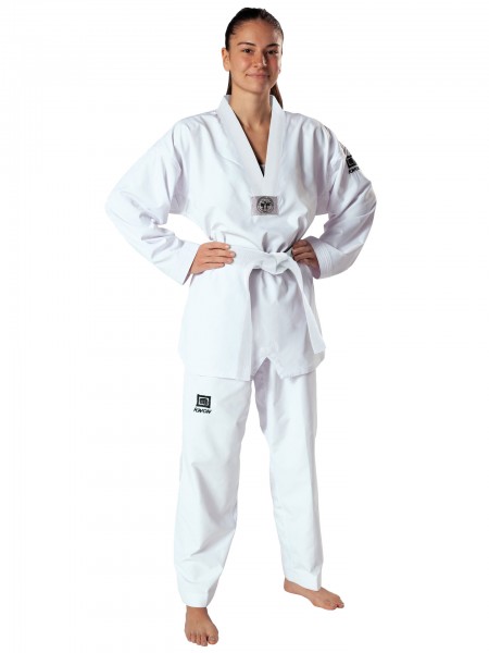 Dobok Taekwondo Premiere Plus, revers blanc
