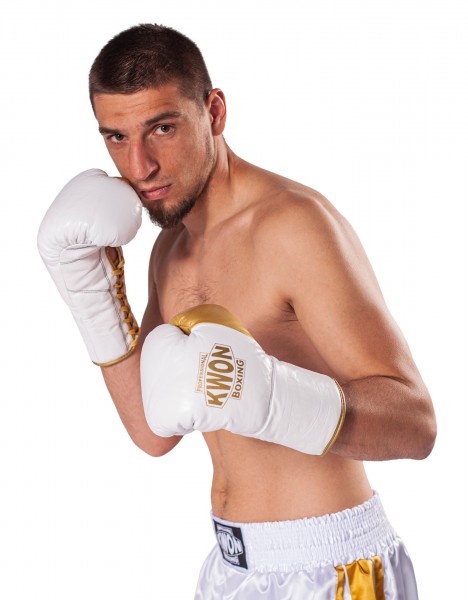 Gants de boxe en cuir avec laçage