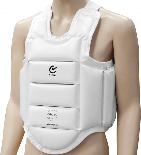 WACOKU Plastron de Karaté Junior - WKF reconnu